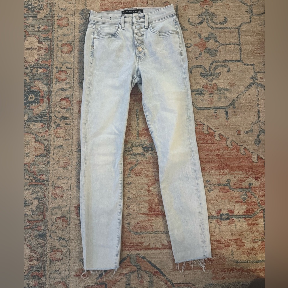VERONICA BEARD Debbie Skinny High Rise Ankle Jeans 
 Size 25